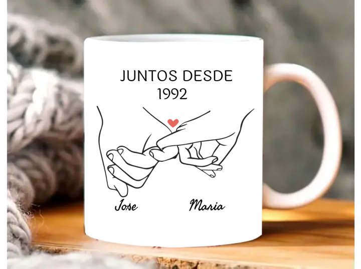 Taza Personalizada Juntos desde